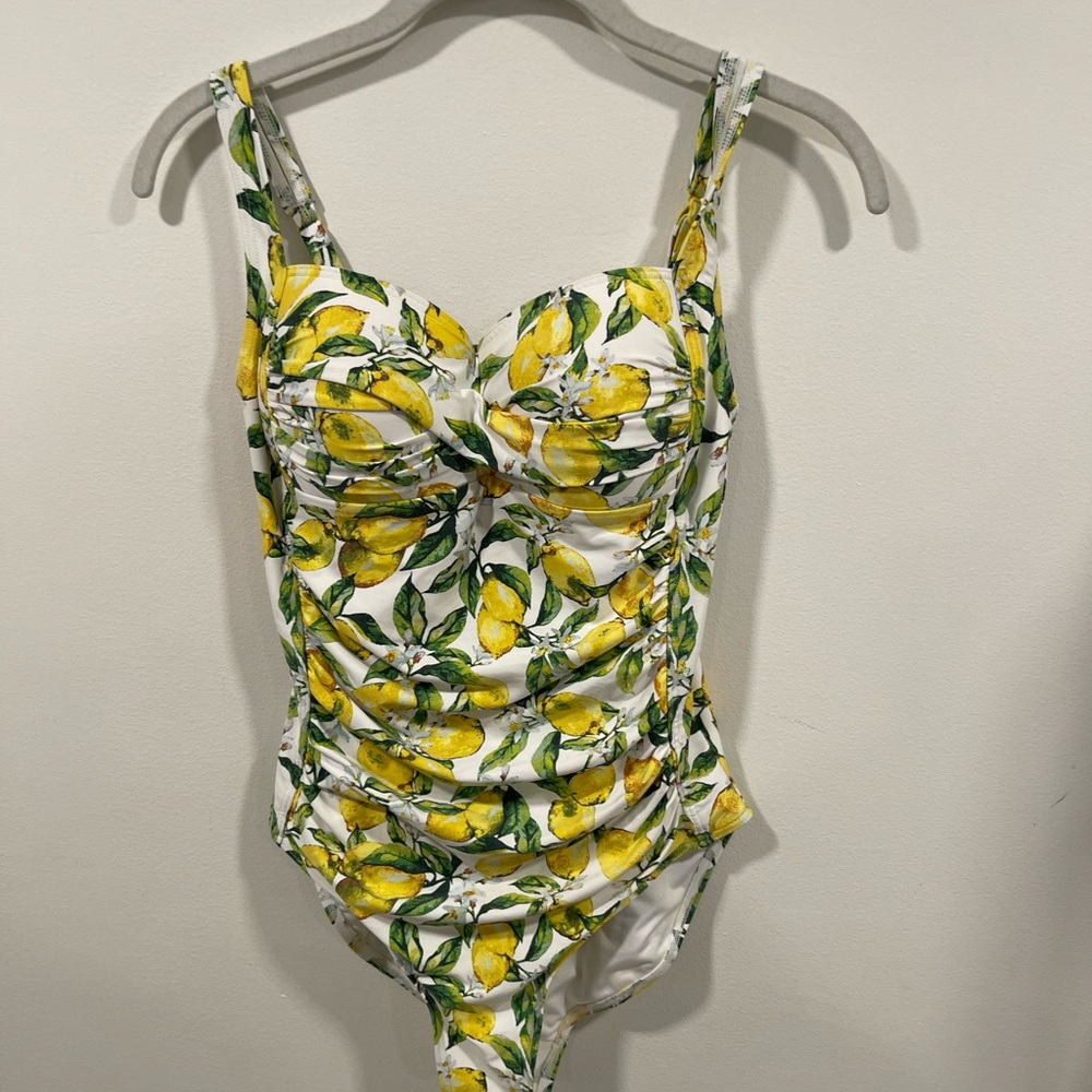 Lemon Print Women's One Piece Swimsuit